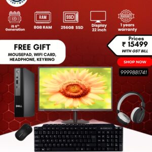 New Assembled Desktop - Core i5 6th Gen, 8GB, 256GB SSD, Windows 11